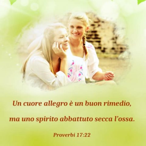 Proverbi17：22