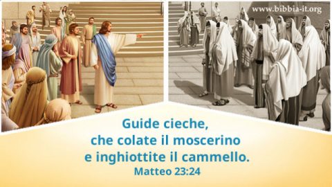 Il Signore Gesu' parlare con i Farisei