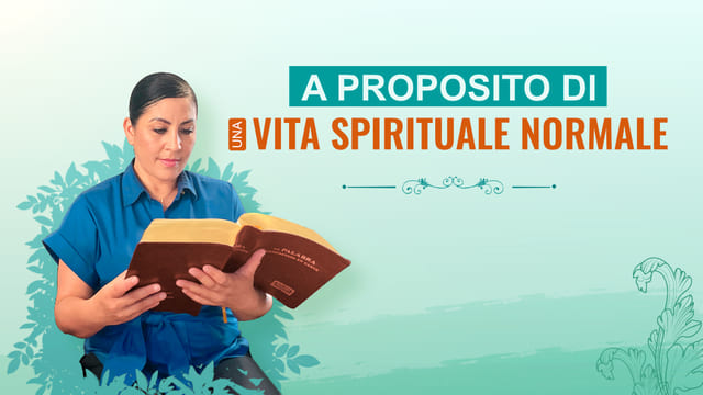 A proposito di una vita spirituale normale