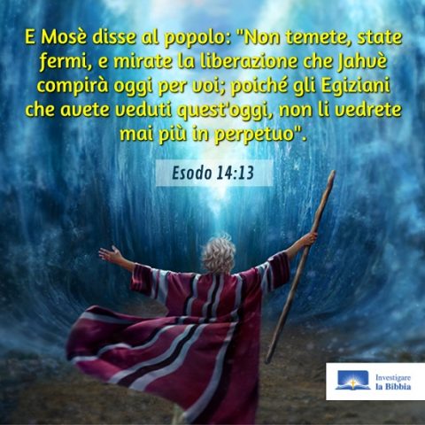 Mosè e gli israeliti attraversarono il Mar Rosso