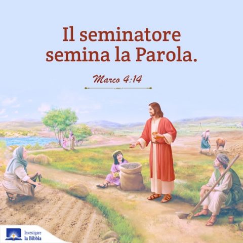 Il Signore Gesù predica la parabola della semina
