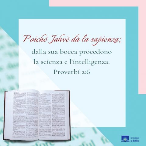 sciritto nella Bibbia.