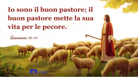 Gesù Cristo e un buon pastore
