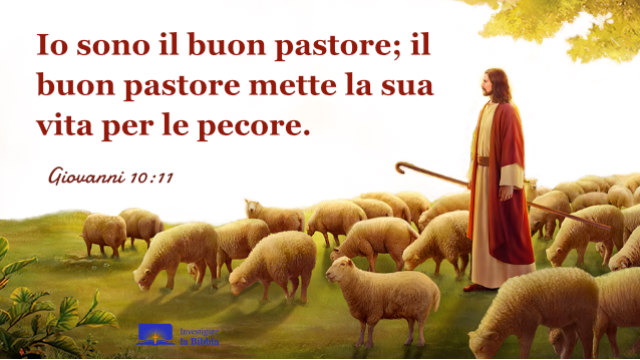 Gesù Cristo e un buon pastore
