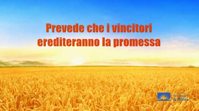 Prevede che i vincitori erediteranno la promessa