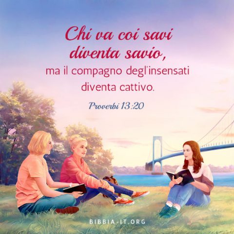 tre cristiane leggono la Bibbia Proverbi