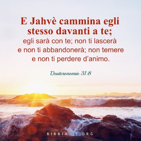Frasi bibliche: Deuteronomio 31:8