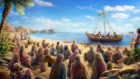 Il Signore Gesù predicò sulla barca da pesca