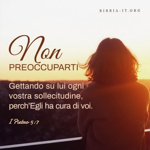 Frasi bibliche Non preoccuparti