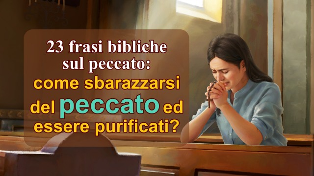 frasi bibliche sul peccato