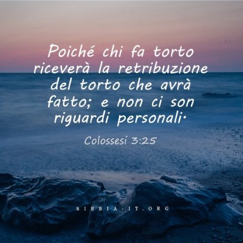 Dio ripaga coloro che fanno gli empi