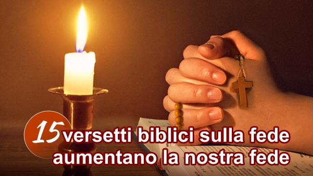 versetti biblici sulla fede