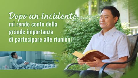 Dopo un incidente, mi rendo conto della grande importanza di partecipare alle riunioni