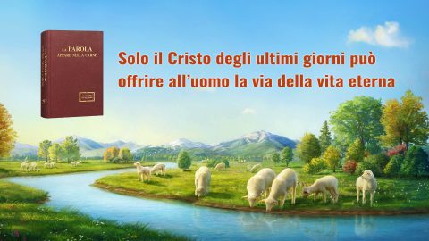 Solo il Cristo degli ultimi giorni può offrire all’uomo la via della vita eterna