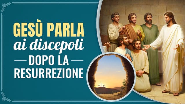 Gesù parla ai discepoli dopo la resurrezione