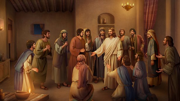  Gesù parla ai discepoli dopo la resurrezione
